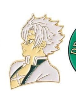 Alternative view of Demon Slayer 'Obanai Iguro Side' Enamel Pin