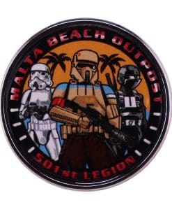 Malta Beach Outpost '501st Legion' Enamel Pin