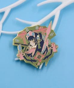 Alternative view of Genshin Impact 'Yun Jin | Geo' Enamel Pin