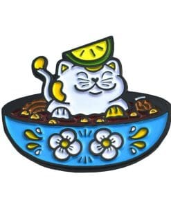 Lovely Cat 'Ramen Bowl' Enamel Pin