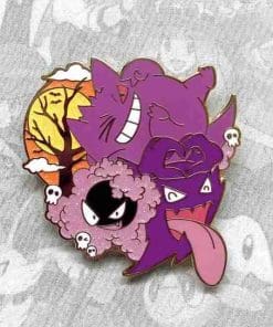 Alternative view of Pokemon 'Ditto and Purple Gengar' Enamel Pin