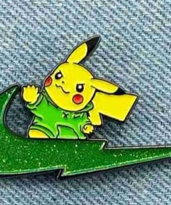 Alternative view of Pokemon 'Pikachu Check' Enamel Pin
