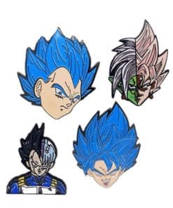 Alternative view of Dragon Ball Z 'Vegeta | Saiyan Head' Enamel Pin