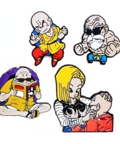 Alternative view of Dragon Ball Z 'Master Roshi | Reading Book' Enamel Pin
