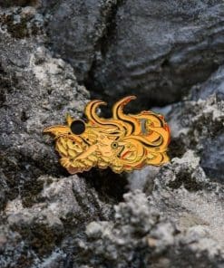 Alternative view of Naruto 'Peripheral Nine Tail Fox' Enamel Pin
