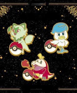 Alternative view of Pokemon 'Sprigatito' Enamel Pin