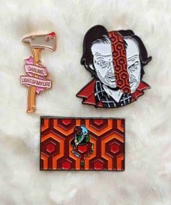 Alternative view of The Shining 'Danny on the Carpet' Enamel Pin