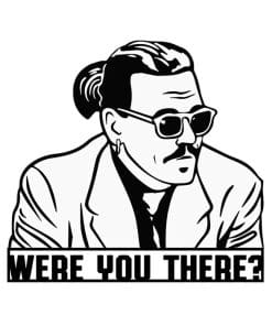 Johnny Depp 'Were You There?' Enamel Pin