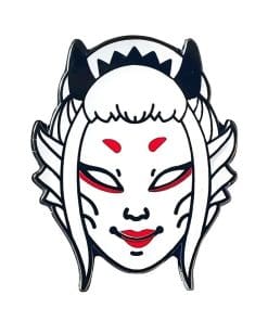 Hannya Masks 'Noh Ningyo Devil' Enamel Pin