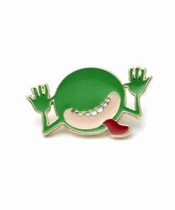 Alternative view of The Hitchhiker's Guide to the Galaxy 'Green Alien' Enamel Pin