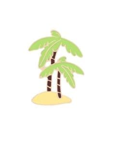 Coconut Island Tree Enamel Pin