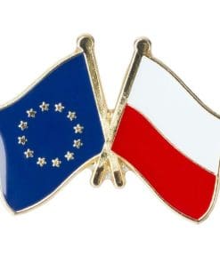 Flag 'European Union and Poland | Friendship Flag' Enamel Pin