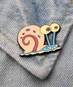 Alternative view of Spongebob 'Gary' Enamel Pin