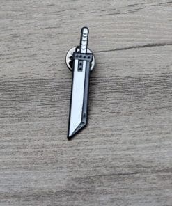 Alternative view of Final Fantasy 7 'Cloud's Sword' Enamel Pin