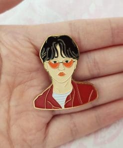 Alternative view of BTS 'Suga' Kpop Enamel Pin
