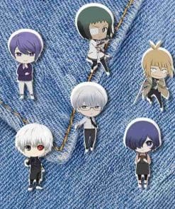 Alternative view of Tokyo Ghoul 'Kuku Urie Chibi' Enamel Enamel Pin