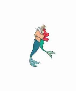 Acrylic Pin Little Mermaid 'King Triton and Ariel'