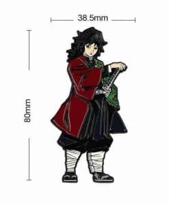 Alternative view of Demon Slayer 'Giyu 2.0' Enamel Pin