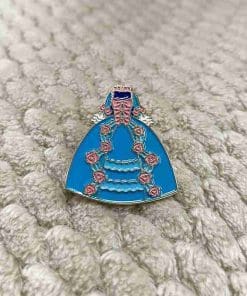 Couture Blue Dress 'Sweet Bow' Enamel Pin - Image 4