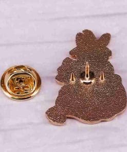 Alternative view of Rabbit 'Black Witch Bunny' Enamel Pin