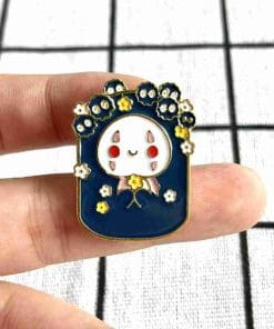 Alternative view of Spirited Away 'No Face Chibi' Enamel Pin