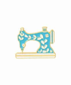 Sewing Machine ' Blue' Enamel Pin