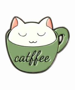 Coffee Cat 'Catffee Cream' Enamel Pin