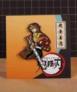 Alternative view of Demon Slayer 'Zenitsu | Water Nichirin'  Enamel Pin