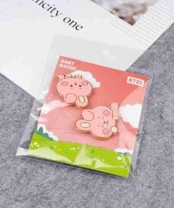 Alternative view of BTS 'Cooky' Enamel pin