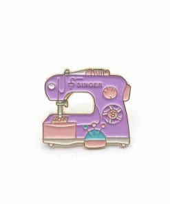 Sewing Machine 'Purple and Pink | Singer' Enamel Pin