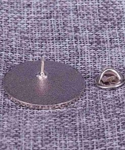 Alternative view of Viking Runes 'Helm of Awe' Enamel Pin