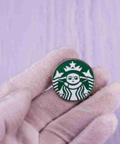Alternative view of Baby Yoda x Starbucks Enamel Pin