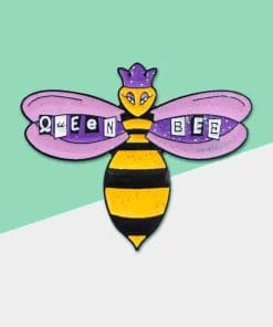 Bee 'Queen Bee' Enamel Pin