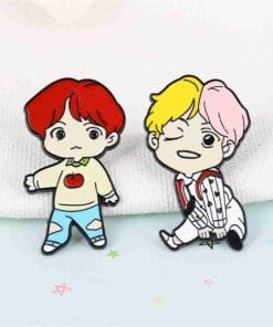 Alternative view of BTS 'Kim Tae Hyung | Wink Eye' Enamel Pin