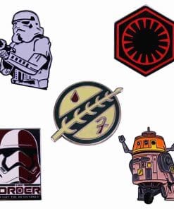 Alternative view of First Order 'St*r Wars | Fight the Resistance'  Enamel Pin
