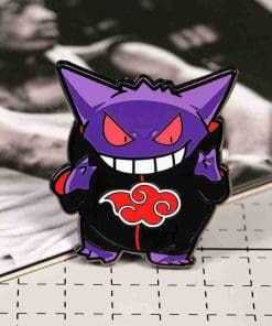 Alternative view of Pokemon 'Gengar x Akatsuki' Enamel Pin