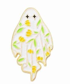 Flying Ghost 'Yellow Bell' Enamel Pin