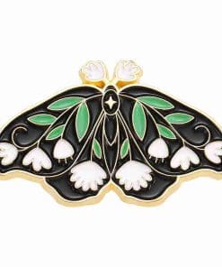 Butterfly 'Miller Moth' Enamel Pin