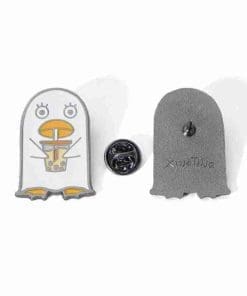 Alternative view of Gintama 'Mr. Raindrop Bubble Tea' Enamel Pin
