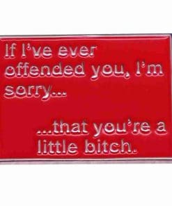 I'm Sorry... Little B!tch Enamel Pin