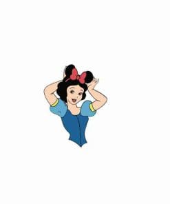 Acrylic Pin Snow White x Minnie Bow'