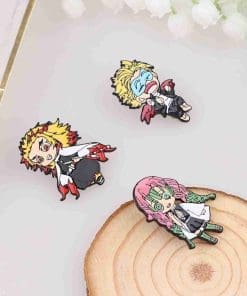 Demon Slayer 'Mitsuri Kanroji Chibi' Enamel Pin - Image 4