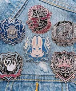 Alternative view of Geometric 'Set of 6' Enamel Pin
