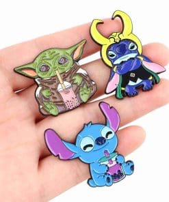 Alternative view of Lilo and Stitch 'Loki x Stitch' Enamel Pin