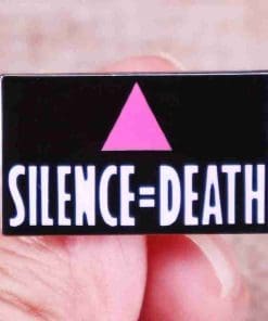 Awareness 'Silence = Death' Enamel Pin