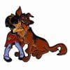 All Dogs Go to Heaven 'Charlie and Anne-Marie' Enamel Pin