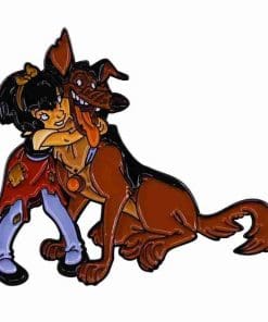 All Dogs Go to Heaven 'Charlie and Anne-Marie' Enamel Pin