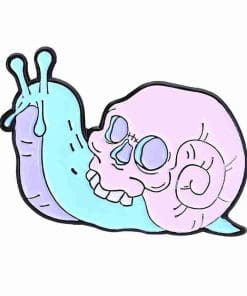 Snail 'Skull Shell' Enamel Pin