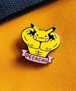 Alternative view of Pokemon 'Hunky Pikachu' Enamel Pin