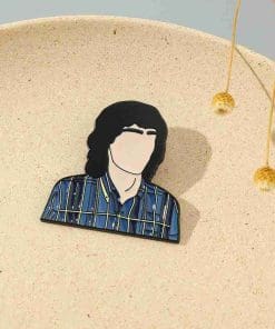 Alternative view of Stranger Things 'Aesthetic | Mike Wheeler' Enamel Pin